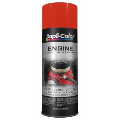 Duplicolor Paint - Dupli-Color Paint DE1622 Engine Paint w/Ceramic for Chyrsler Orange