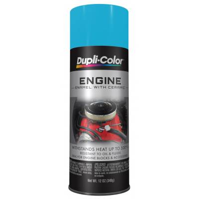 Duplicolor Paint - Dupli-Color Paint DE1643 Engine Paint w/Ceramic Torque N Teal 12oz Aerosol