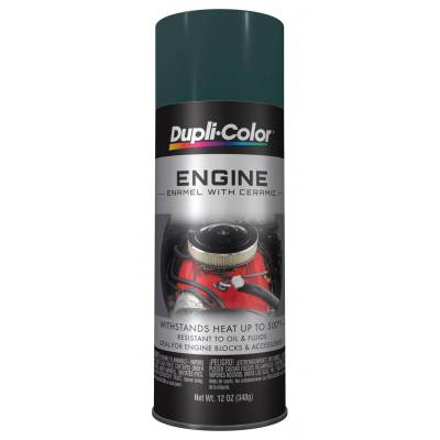 Duplicolor Paint - Dupli-Color Paint DE1644 Engine Paint w/Ceramic Hunter Green 12oz