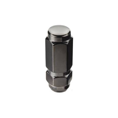 McGard - McGard 64816 Chrome/Black Cone Seat Style Lug Nut Set 9/16"-18 8Pc