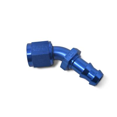 Russell - Russell 624100 Twist-Lok Hose End 45-DEG End Blue -10AN