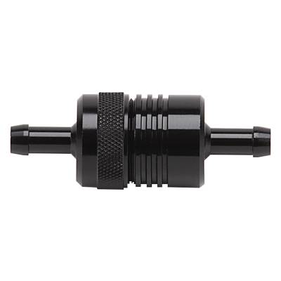 Russell - Russell 645090 3" Length 1-1/8" O.D. 5/16" In/Out Alum. Street Fuel Filter Black
