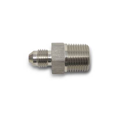 Russell - Russell 670031 10AN Straight Flare To 3/8" Pipe Adapter Fitting w/Endura Finish