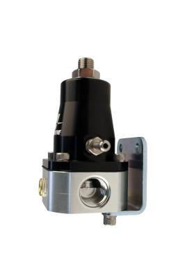 Aeromotive Fuel System - Aeromotive 13129 Silver/Black Return-Style Compact Fuel Pressure Regulator