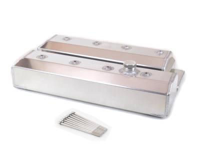 Canton - Canton Racing 65-208 Valve Covers for 92-96 SBC LT1 Corvette Fabbed Alum
