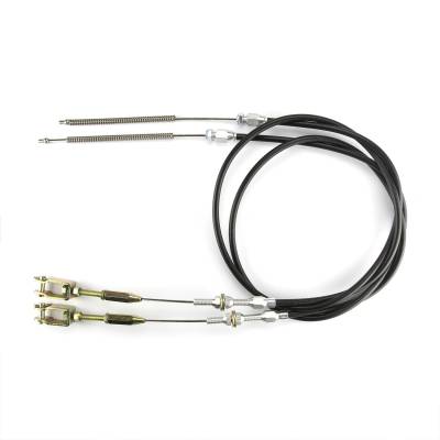 Lokar - Lokar EC-8004U U-Cut-To-Fit Rear Brake Cable Kit 52-54 TRUCK
