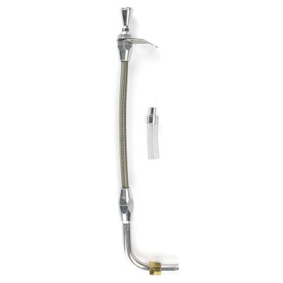 Lokar - Lokar TD-30C4TMPAN Hi-Tech Flexible Braided Stainless Transmission Dipstick