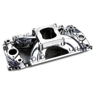 Professional Products - Professional Prod 53030 BB Chevy V8 Rect Port Hurricane Intake Manifold Polished