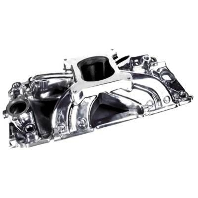 Professional Products - Professional Prod 53036 BB Chevy V8 Oval Port Hurricane Intake Manifold Polished
