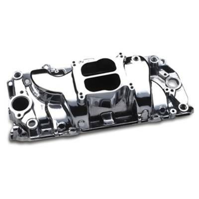 Professional Products - Professional Prod. 53000 BB Chevy V8 Oval Port Cyclone Intake Manifold Polished