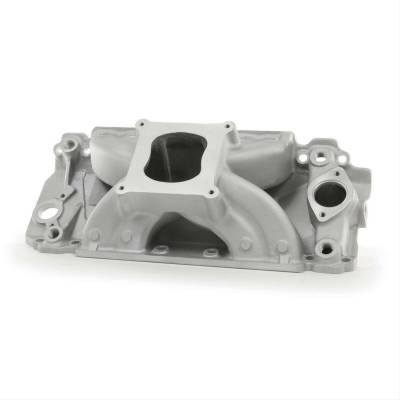 Professional Products - Professional Prod. 53037 Oval Port Hurricane Intake Manifold Satin for BB Chevy