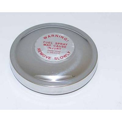 Omix - Omix 17726.04 Black Gas Cap w/Check Valve for Jeep CJ Models