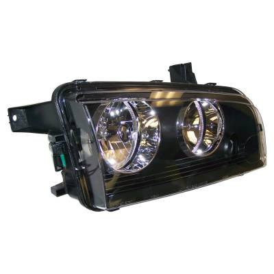 Crown Automotive Jeep Replacement - Crown Automotive 4806164AJ Right Headlight Assembly for 08-10 Dodge Charger