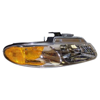 Crown Automotive Jeep Replacement - Crown 4857040AB Right Headlight Assembly for 96-99 Caravan Voyager Town Country