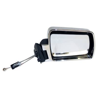 Crown Automotive Jeep Replacement - Crown 55034120 Manual Remote Mirror for 84-86 Jeep Cherokee XJ
