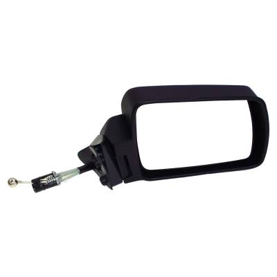 Crown Automotive Jeep Replacement - Crown Automotive 55034122 Manual Remote Mirror for Jeep Cherokee XJ
