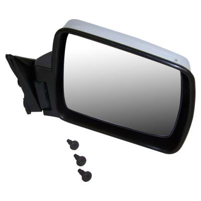 Crown Automotive Jeep Replacement - Crown Automotive 82200315 Chrome Manual Mirror for Jeep Comanche J10/J20