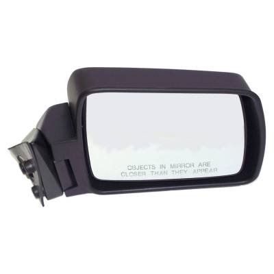 Crown Automotive Jeep Replacement - Crown 82200314 Right Manual Door Mirror for 84-96 Jeep Cherokee XJ Comanche MJ