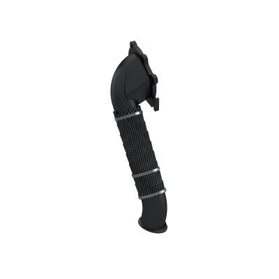 MBRP Exhaust - MBRP GM8425 Blk Steel 3" Armor Lite Downpipe 01-04 Silverado/Sierra 2500HD/3500