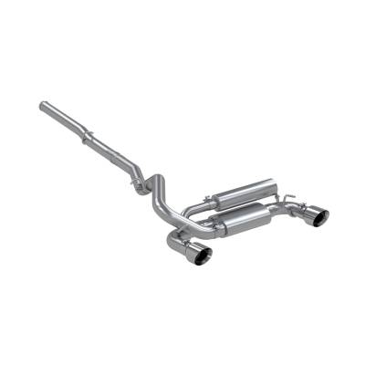 MBRP Exhaust - MBRP Exhaust S4203409 T409 3" Cat-Back Dual Rear Exit for 16-18 Ford Focus RS