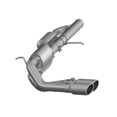 MBRP Exhaust - MBRP Exhaust S5081409 T409 3" Cat-Back Pre-Axle Dual Exit 09-19 Silv/Sierra 1500