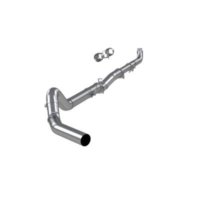 MBRP Exhaust - MBRP Exhaust S60200PLM 5" Downpipe-Back One Side Exit w/o Muffler 01-07 GM HD
