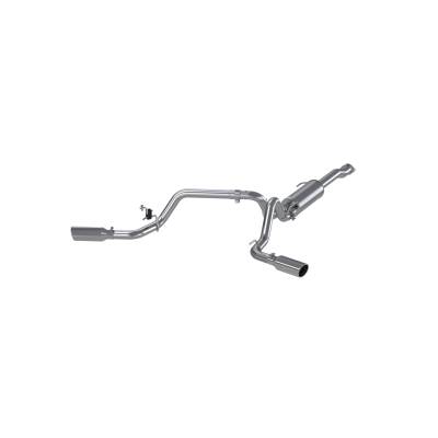 MBRP Exhaust - MBRP Exhaust S5340AL AL 3" Cat-Back 2.5" Dual Split Side Exit for 16-23 Tacoma