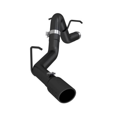 MBRP Exhaust - MBRP Exhaust S6058BLK 3" Filter Back Tour One Side Exhaust 16-22 Colorado/Canyon