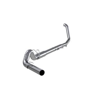 MBRP Exhaust - MBRP Exhaust S62220P AL 5" Turbo Back Single Side Exit w/Muffler 99-03 F250/F350