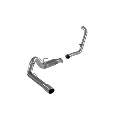 MBRP Exhaust - MBRP Exhaust S6216AL AL 4" Turbo Back Single Side Exit 03-05 Ford Excursion 6L