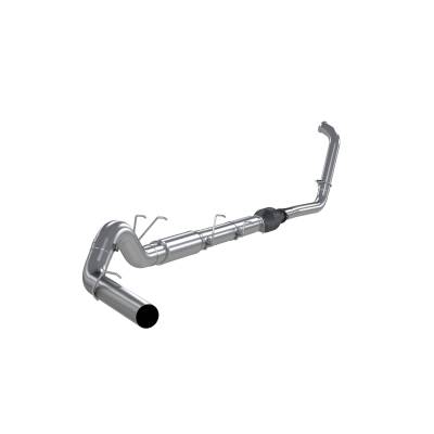 MBRP Exhaust - MBRP Exhaust S62340P AL 5" Turbo Back Single Side Exit w/Muffler 03-07 F250/350
