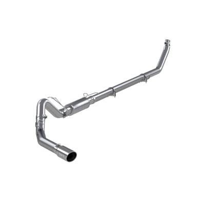 MBRP Exhaust - MBRP Exhaust S6100AL AL 4" Turbo Back Single Side Exit for 98-02 RAM 2500/3500