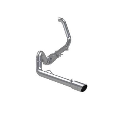MBRP Exhaust - MBRP Exhaust S6204AL AL 4" Turbo Back Single Side Exit for 99-03 Ford Excursion