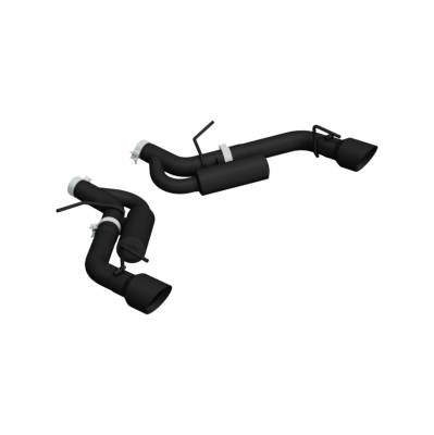 MBRP Exhaust - MBRP Exhaust S7034BLK Black 3"Axle-Back Dual Rear Exit w/Muffler 16-24 Camaro SS