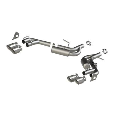 MBRP Exhaust - MBRP Exhaust S7039AL AL 2.5" Axle-Back Dual Rear Exit Quad Tips 16-24 Camaro