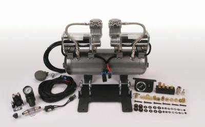 Viair - Viair 30001 145 PSI Dual Bolt On 400C Air Compressors 2 Gallon Tank for Bracket