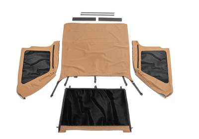 Rampage - Rampage 109517 Frameless Soft Top Spice Denim for 97-06 Jeep Wrangler TJ