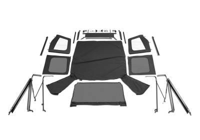Rampage - Rampage 68215 Complete Soft Top Kit for 87-95 Jeep Wrangler YJ