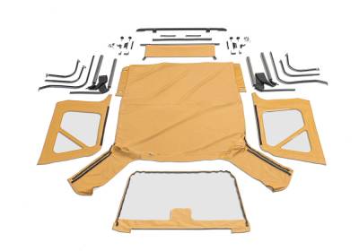Rampage - Rampage 68717 Complete Soft Top Kit for 97-06 Jeep Wrangler TJ