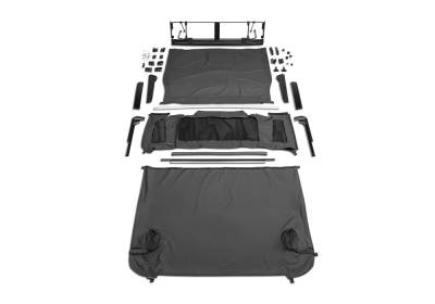 Rampage - Rampage 990235 Trailview Tonneau Top Fold-Back Sunroof for 07-18 Wrangler JK 2DR