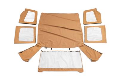 Rampage - Rampage 99617 Factory Replacement Soft Top Spice Denim for 88-95 Wrangler YJ