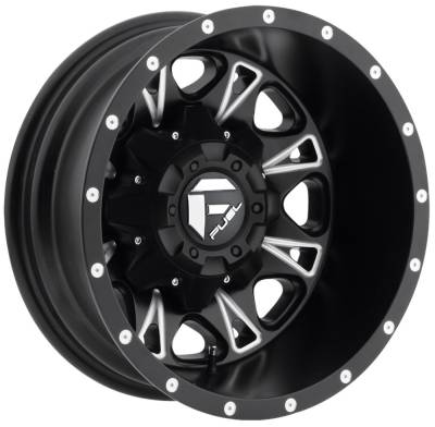 Fuel 1PC - Fuel Off Road D513176592R D513 THROTTLE 17x6.5 8x200 -140mm Matte Black/Milled
