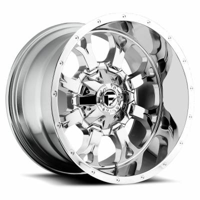 Fuel 1PC - Fuel Off Road D51620901750 D516 KRANK 20x9 8x170 1mm Chrome