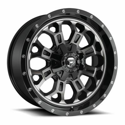 Fuel 1PC - Fuel Off Road D561 CRUSH 17x9 5x5.5 5x150 1mm Machined D56117907050