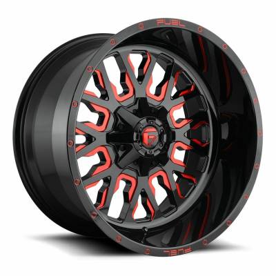 Fuel 1PC - Fuel Off Road D612 STROKE 17x9 6x135/5.5 1mm Gloss Black/Red D61217909850