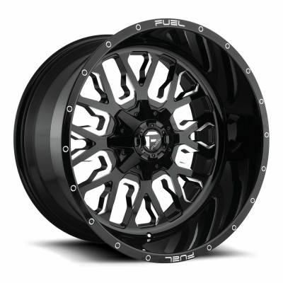 Fuel 1PC - Fuel Off Road D611 STROKE 20x10 6x135/5.5 -19mm Gloss Black/Milled D61120009846