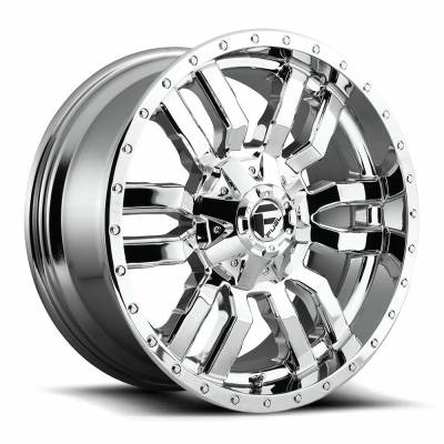 Fuel 1PC - Fuel Off Road D631 SLEDGE 20x10 5x5.5 5x150 -18mm Chrome D63120007047