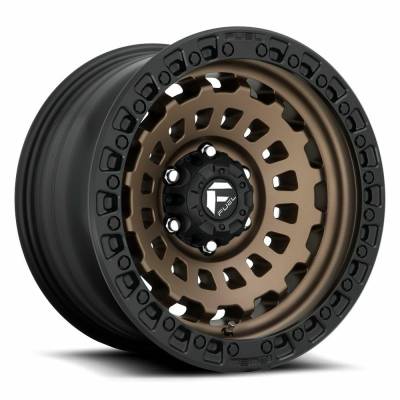 Fuel 1PC - Fuel Off Road D634 ZEPHYR 17x9 6x5.5 -12mm Matte Bronze/Black D63417908445