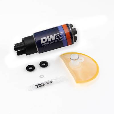DeatschWerks - DeatschWerks 9-651-1018 DW65C Series 265lph Compact Fuel Pump w/Install Kit