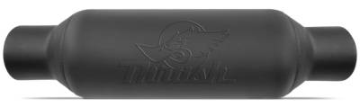 Dynomax - Dynomax 24255 Thrush Rattler Muffler 3" In 3" Out Center/Center